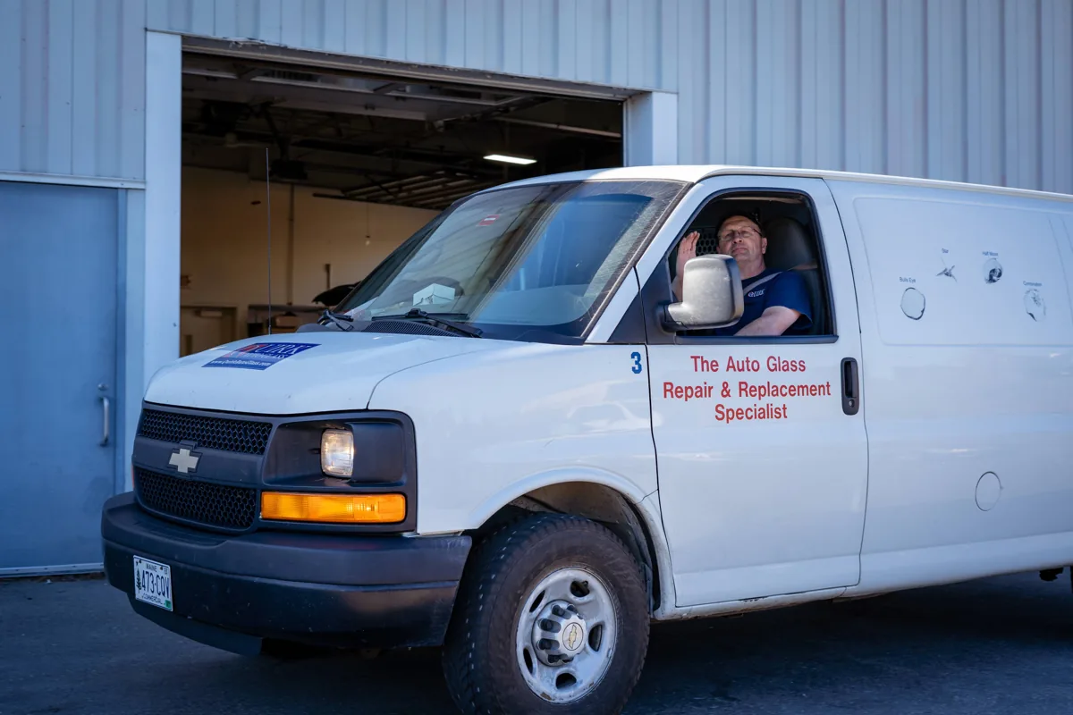 Quirk Auto Glass mobile service van